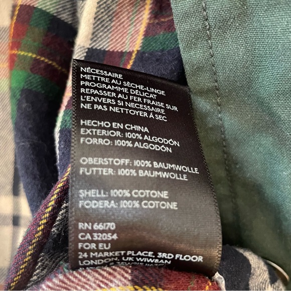 The British Millerain Co. Dark Green Waxed Cotton Jacket NWOT - Picture 6 of 6